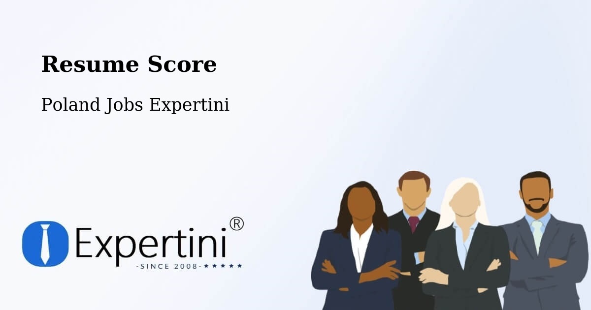 Resume Score & Job Description Match Tool – Piaski - Poland Jobs Expertini